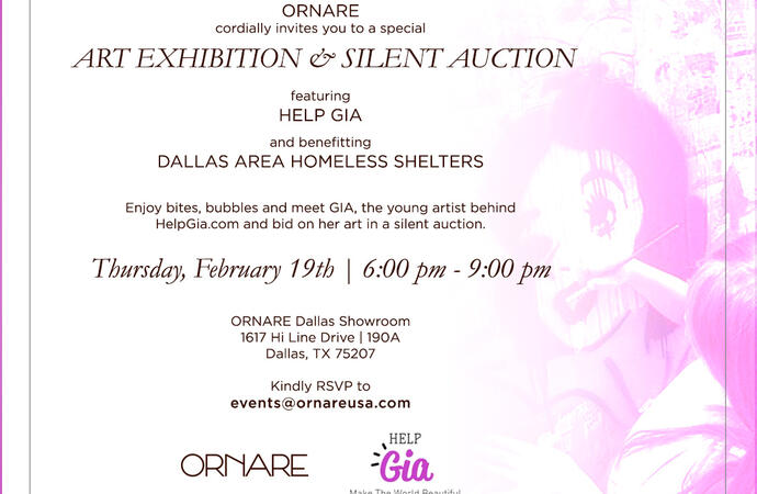 Ornare Help GIA Fundraiser