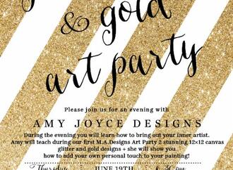 Join Morgan Allen Designs for an ART Party this Thursday