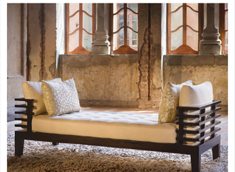 Relax with the new Adriana Hoyos Chocolate Collection Day Bed