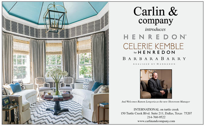 Carlin & Company Introduce Celerie Kembel for Henredon
