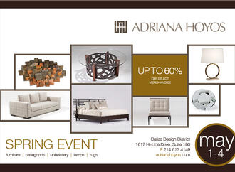 Join Adriana Hoyos for their Spring Sale