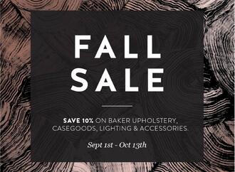 Baker Fall Sale