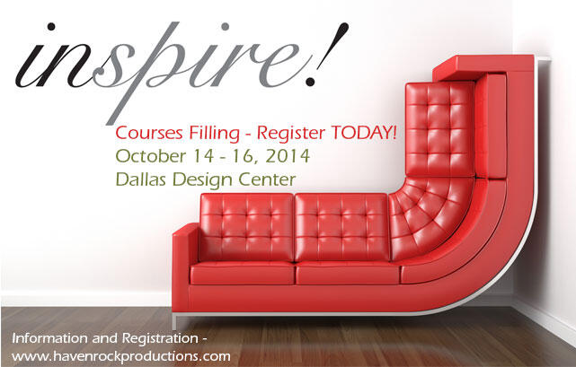 Join Inspire! at the Dallas Design Center October 14-16